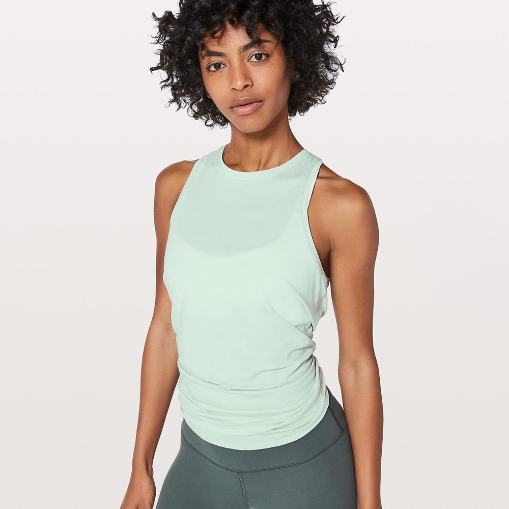 Lululemon All Tied Up Tank Tie Back Sz 8 New